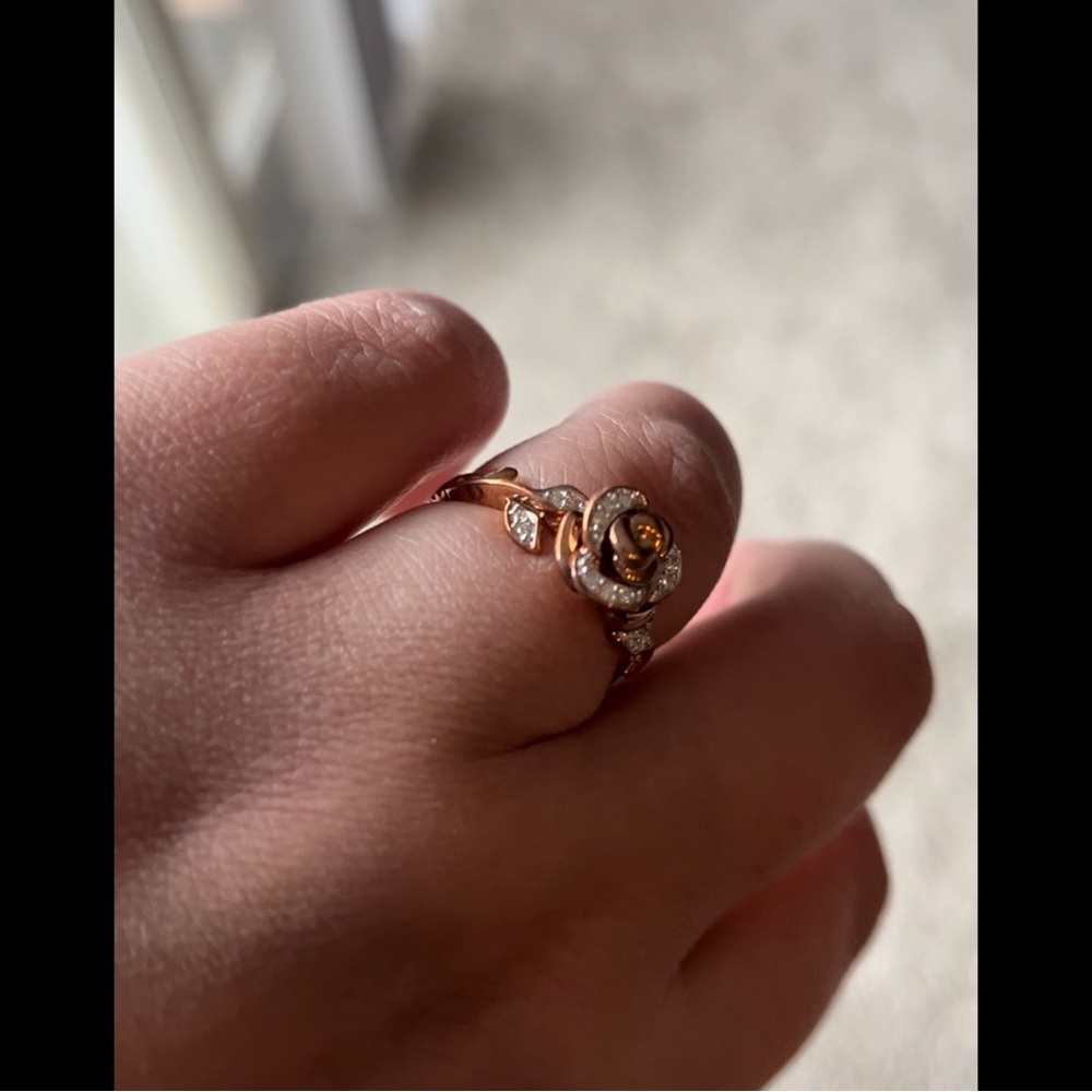 ✨ 3x HP ✨ Worn Twice Max. ✨ Belle 🥀 Ring w/ Real Diamonds ✨ - Picture 3 of 14